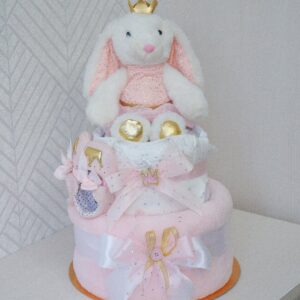 Красивый стильный торт из памперсов, из подгузников - подарок новорожденному в Санкт-Петербурге +7 981 721 3217 Виктория